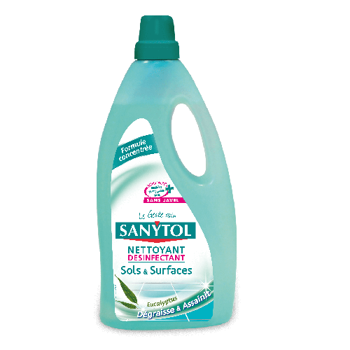 Sanytol Detergent dezinfectant pardoseli si suprafete (eucalipt), 1Lpe grupdzc.ro✅. Descopera gama copleta de produse la oferte speciale✅!