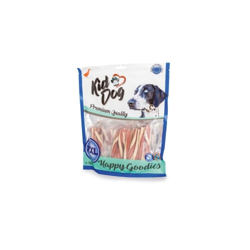 KidDog Recompense Pentru Caini, Sandwich De Rata Si Cod, Rasucit 500 g, A04608