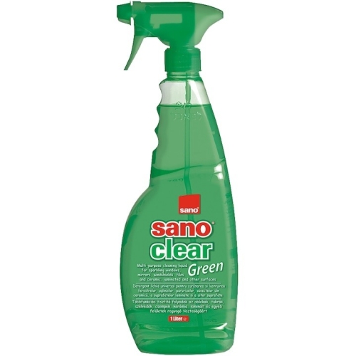 Detergent geamuri Sano Clear Green Trigger 750 ml