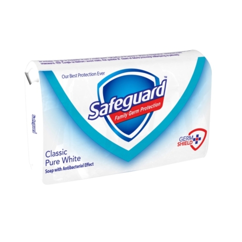 Sapun Antibacterial Classic Pure White, 90 g, Safeguard