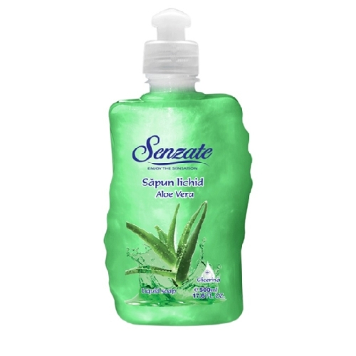 Sapun lichid aloe vera, 500 ml, Senzate	