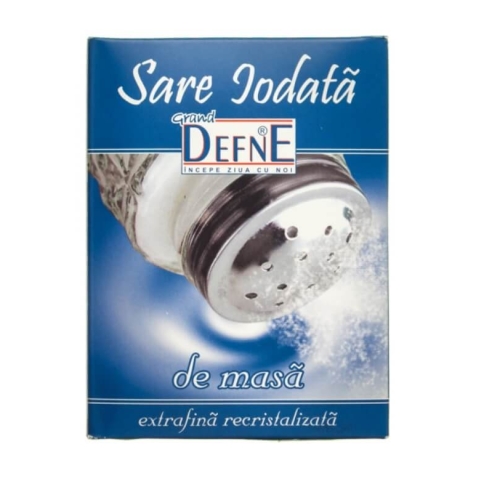 Defne Sare Iodata de masa extrafina recristalizata, 1000 g