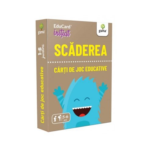 Scaderea. EduCard initiat. Carti de joc educative