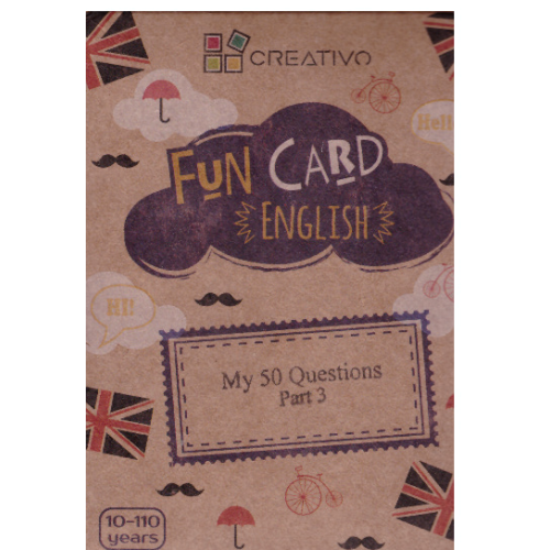 Fun card English. My 50 questions part 3, editura Creativo. Auxiliare scolare si materiale didactice in engleza