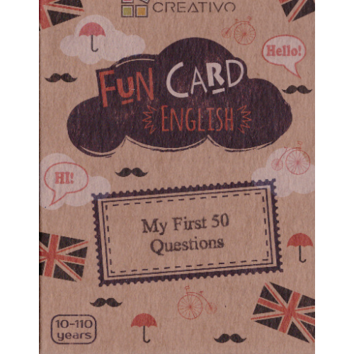Fun card English. My first 50 questions, editura Creativo. Auxiliare scolare si materiale didactice in engleza