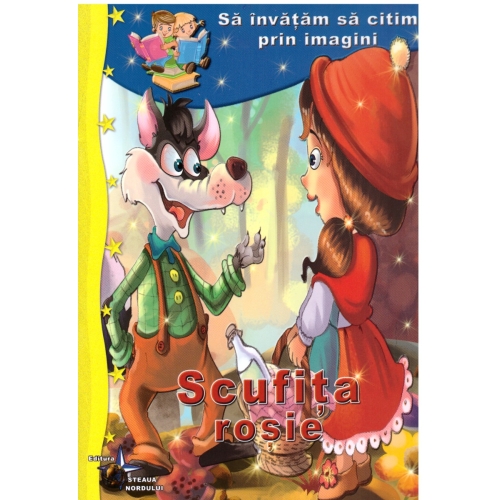 Scufita Rosie. Invat sa citesc cu litere de tipar