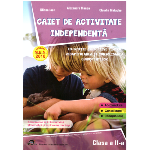 Caiet de activitate independenta, pentru clasa a II-a
