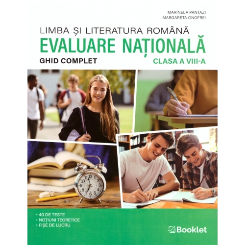 Limba romana. Ghid complet pentru Evaluarea Nationala 2023 clasa 8 - Marinela Pantazi, Margareta Onofrei Set Semestrul I + Semestrul II Clasa 8 Booklet grupdzc