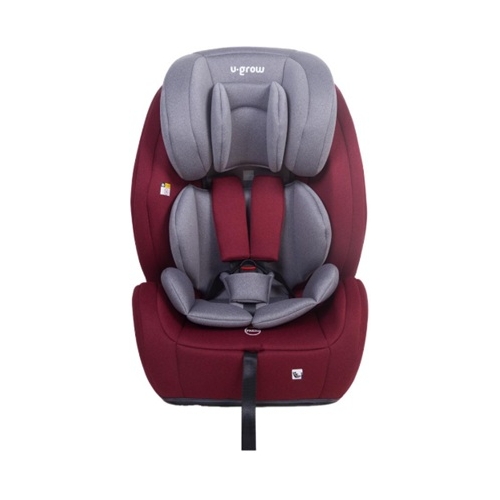 Scaun auto 76-150CM(15M-12Y), R129, isofix si top tether, rosu, U-Grow