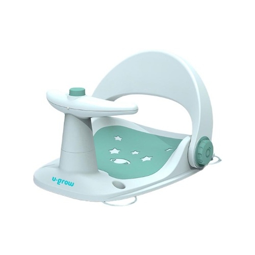 Scaun baie bebe cu ghidon , spatar reglabil , verde, U-Grow