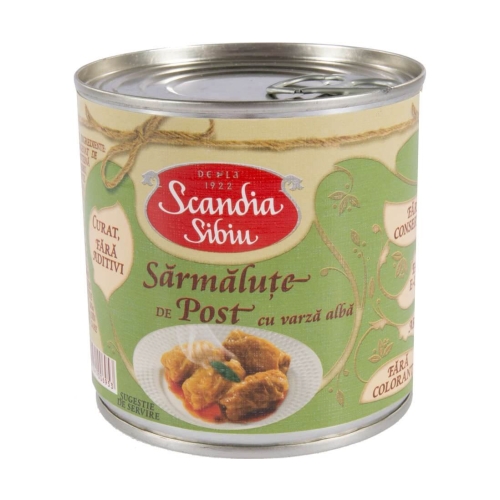 Scandia Sibiu Sarmalute de Post cu varza alba, 400 gpe grupdzc.ro✅. Descopera gama copleta de produse la oferte speciale✅!