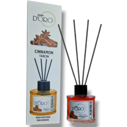 Odorizant camera cu betisoare aroma de Scortisoara, 120 ml, gamma D'ORO