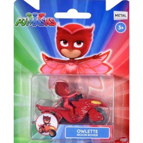 Figurina Owelwette Moon Rover cu vehicul, Eroi in pijama