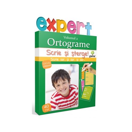 Scrie si sterge! Expert Limba romana ciclul primar. Ortograme, volumul 2