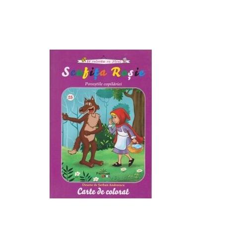 Scufita Rosie - Carte de colorat