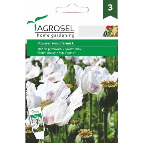 Seminte Mac de Primavara, 1 g, Agrosel