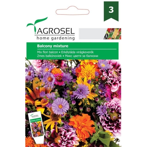 Seminte Mix flori balcon, 3 g, Agrosel