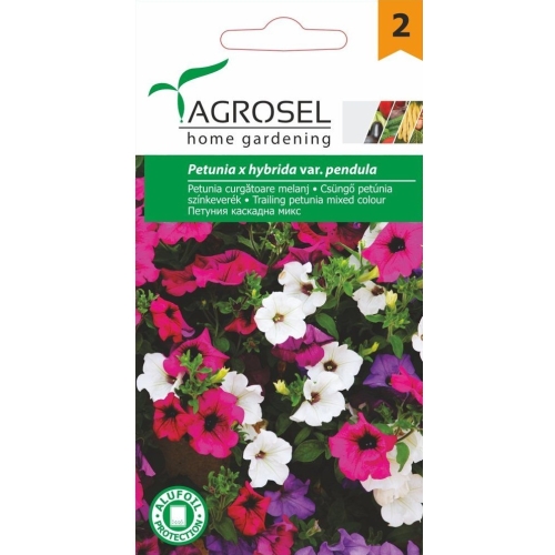 Seminte Petunia curgatoare melanj, 0.5 g, Agrosel