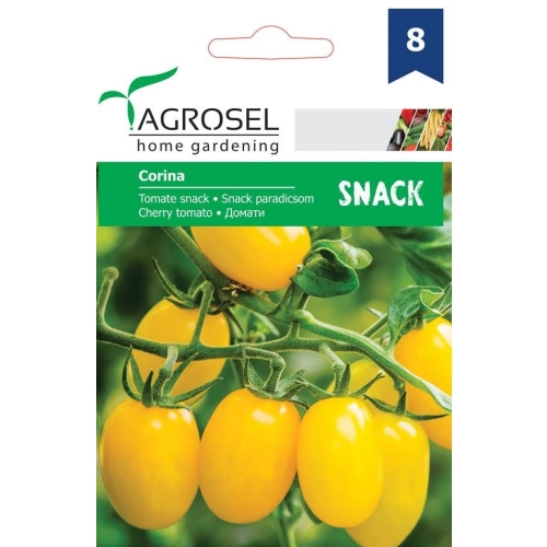 Seminte Tomate galben Corina snack 0.5 g, Agrosel
