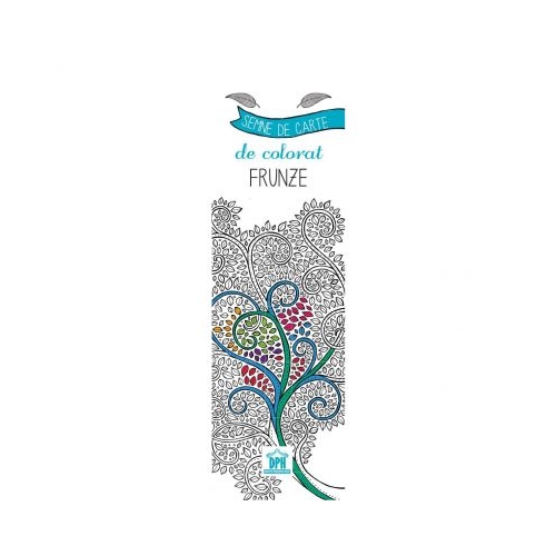 Semne de carte de colorat. Frunze, editura Didactica Publishing House