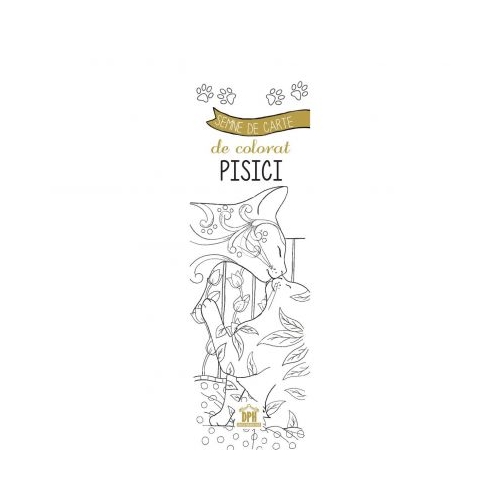 Semne de carte de colorat. Pisici