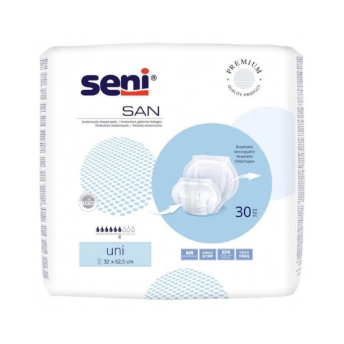 Absorbante pentru incontinenta, San Uni, 30 bucati, Seni