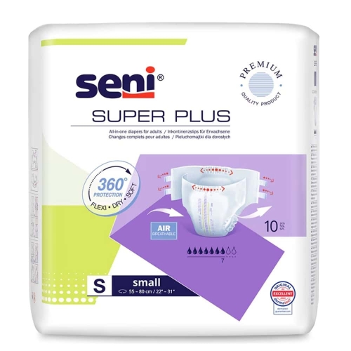 Scutece pentru adulti Seni Super Plus, S, 10 bucati
