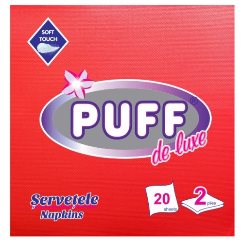 Servetele de masa rosu 38x38 cm 20 buc, Puff de luxe