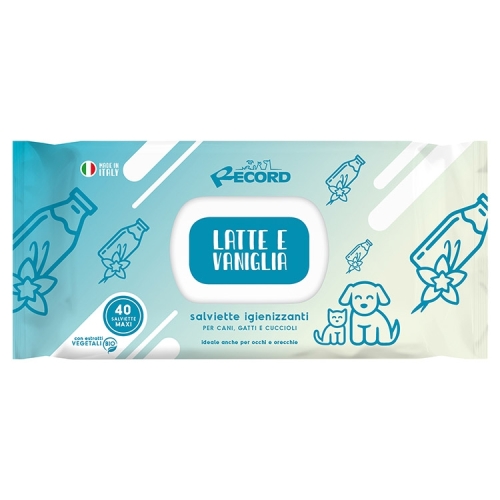 Servetele-umede-antibacteriene-cu-Lapte-si-Vanilie-pentru-caini-si-pisici-40 buc,-Record