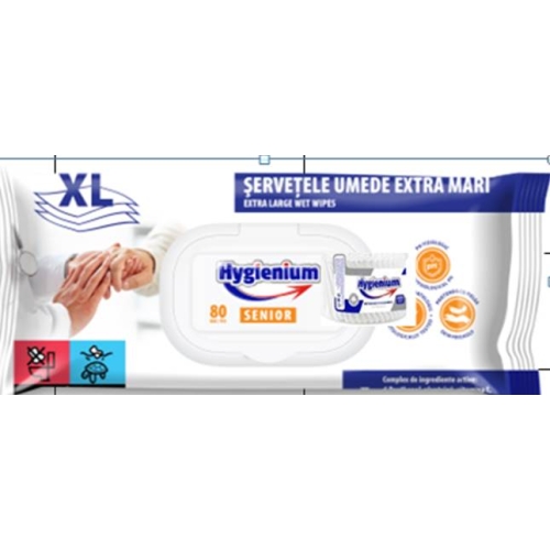 Servetele umede XL 30 buc, Hygienium Senior