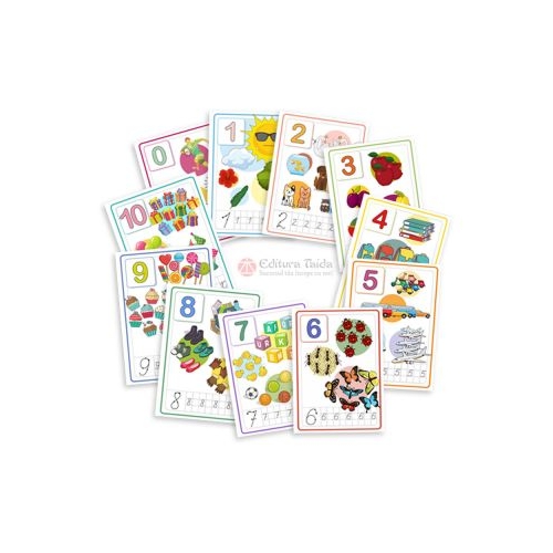 Set 11 planse numere 0-10