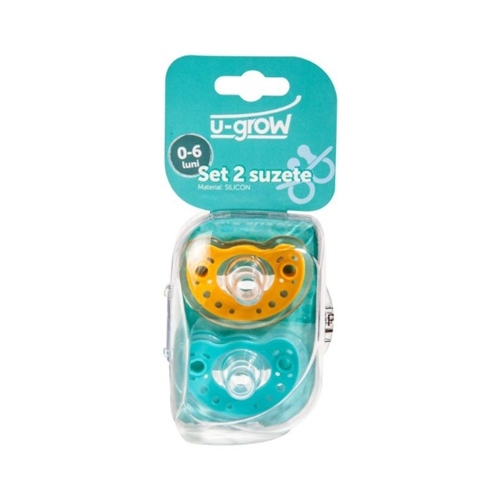 Set 2 Suzete Silicon 0-6 Luni