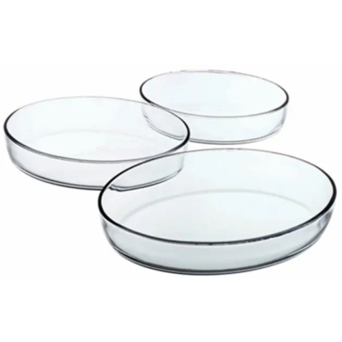 BORCAM SET 3 VASE TERMOREZISTENTE OVALE 3.2L/2.36L/1.55L 159027