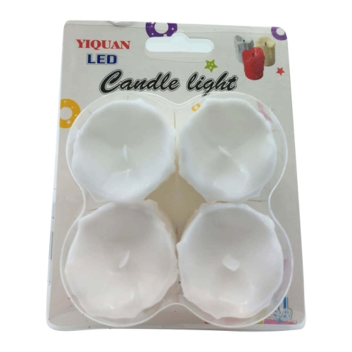 Set 4 lumanari cu baterii Xmas 