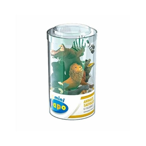 Set 6 mini animale salbatice, Papo
