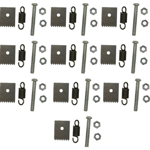 Set de piese de schimb pentru masina de legat: cutit, arc, surub, pachet 10 bucati, ROTOR