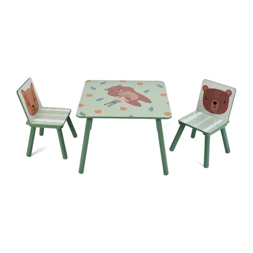 Set 2 scaune +birou Green Forest UGMBS07-GNF