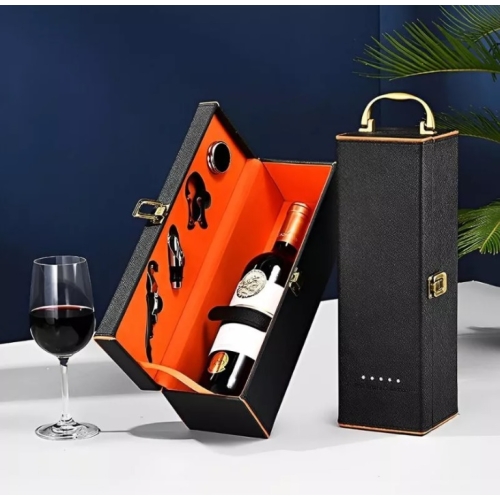 Set Cadou pentru Iubitorii de Vin: Rosu de Petro Vaselo, Tirbuson electric si Accesorii Deluxe