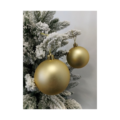 Set 16 globuri auriu 7 cm
