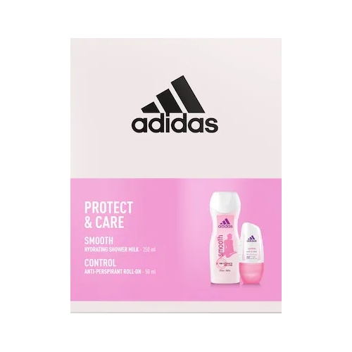 Set cadou Deodorant roll-on 50 ml + Gel de dus Smooth 250 ml, Adidas Control