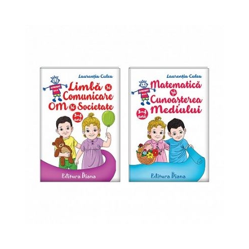 Set doua carti, A4, grupa mica 3-4 ani - Laurentia Culea