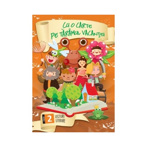 Cu o carte pe taramul vacantei - citeste si coloreaza, pentru clasa a II-a