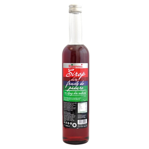 Sirop din fructe de padure, 500ml, Raureni