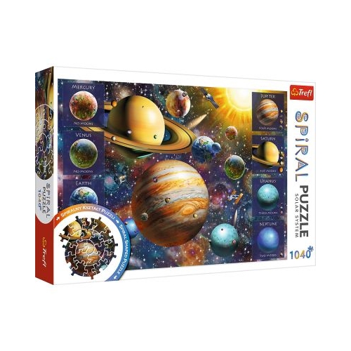 Puzzle spiral Sistemul Solar 1040 piese