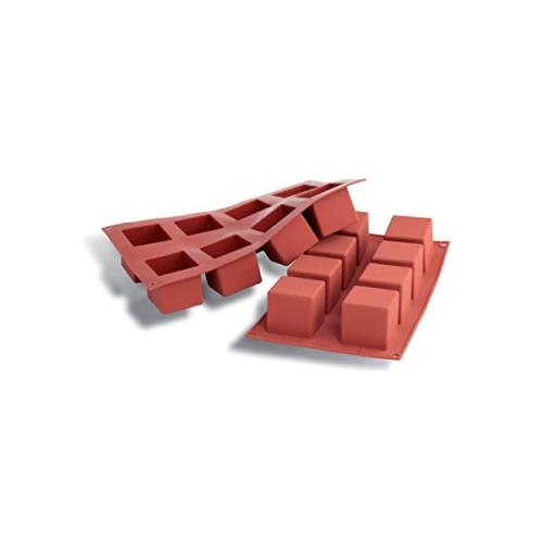 Forma silicon model CUBE, capacitate compartiment 125ml, dimensiuni compartiment 50x50x50 mm