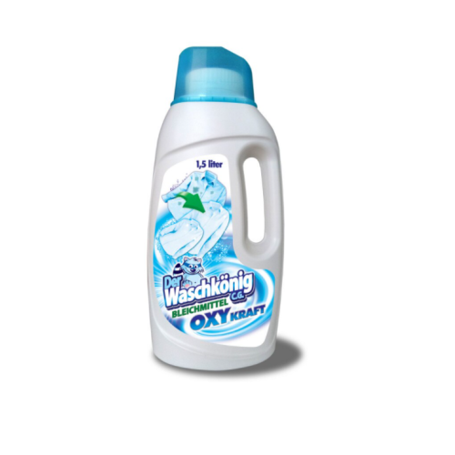 Solutie indepartat pete, 1.5l, Der Waschkonig C.G. Oxy Kraft White. Produs pentru curatarea si igienizarea hainelor