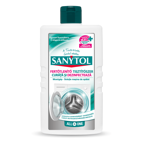 Solutie dezinfectanta pentru masina de spalat, 250 ml, Sanytol - All in One