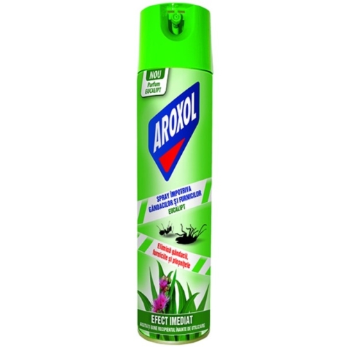 Spray impotriva gandacilor si furnicilor cu parfum de eucalipt, 400 ml, Aroxol