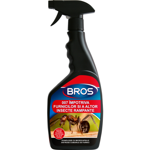 Spray cu microcapsule impotriva furnicilor si taratoarelor, 500 ml, Bros. Produse pentru eliminarea insectelor