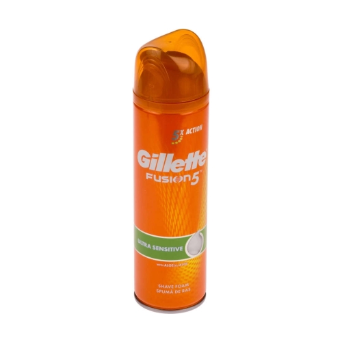 Spuma de ras Fusion Ultra Sensitive, 250 ml, Gillette